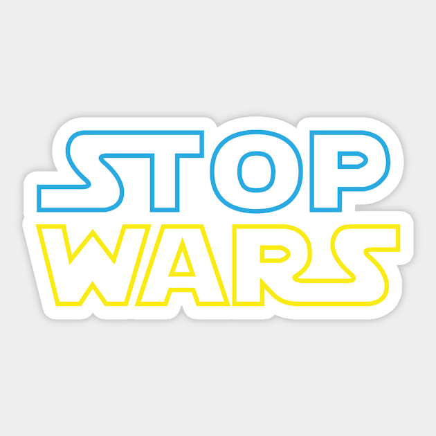 Stop Wars Sticker by Daribo